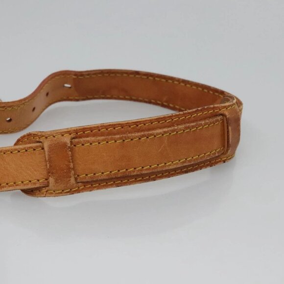 LOUIS VUITTON Adjustable Shoulder Strap Leather 36.6""-44.1"" Beige Auth EC522 - Picture 9 of 9